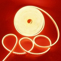LED 네온 아트 플렉스 줄조명 6mm x 5m 12V, 레드