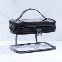 메이비언더스탠드 2단 투명 여행 파우치