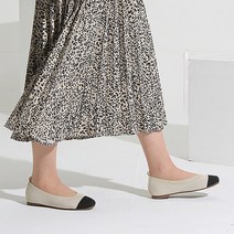 미스톡 여성 슈슈니트플랫 아이보리 225