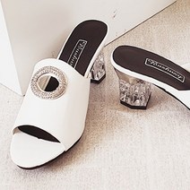 유컬리 여성용 링보석 뮬 슬리퍼