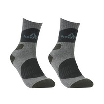 뉴탑 남성용 타프 하프파일 양말, GRAY