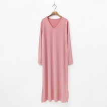 아이엠수 드슈 브이넥 롱원피스