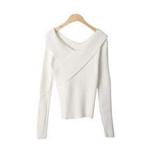 여성용 클레츠 골지 랩 니트티 nt3208k19