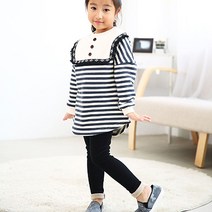 오트밀 아동용 뽀송이 기모 레깅스
