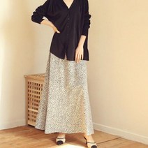 비나인 아켈 레오파드 스커트