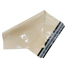 티슈도리 LDPE 3 Layer 접착 의류 택배봉투 베이지색, 100개