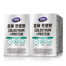나우푸드 초유 프로틴 10p, 2개, 300g