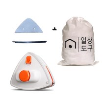 일상도구 자석 양면 유리창 청소기 5~25mm용 + 리필용 스펀지 50p + 고정핀 15p + 교체용 와이퍼 4p + 보관가방 세트, 1세트