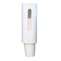 PKFARM 뽑아쓰는 심플 종이컵 디스펜서 1구 85 x 88 x 223 mm, 화이트, 1개