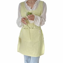 아미앙스 심플 앞치마, 라임, 1개