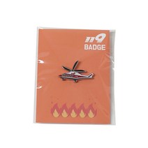 마이케이스 소시생 소방관 선물용 뱃지, 소방헬기, 1개