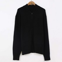 골드퍼센트 남성용 오버핏 포인트로고 스몰넥라인 블루종 니트 GP21FW2/FR/19260