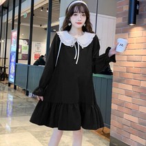 임산부 카라 원피스