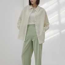 NAIN 여성용 쉬머 라인 루즈핏 블라우스 BL-3965
