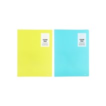 희망노트 리플린 PP커버 클리어 파일, 랜덤발송, 2개