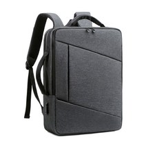 ajj 비즈니스 노트북 서류 가방 백팩, 01 어두운 회색