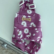 바이담수미 강아지 꽃멜빵 바지, 퍼플