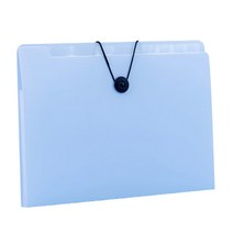트릭온리 아코디언파일 A4 12칸, 블루, 1개