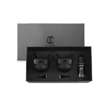 디씨네트워크 차량용 불독 방향제 무광실버 2개 오일향, 1세트, 클린코튼