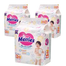 메리즈 기저귀 에어스루 밴드형 특대형 XL 28매 X 3팩, 84매