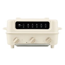 단미 접이식 양면 오븐 멀티쿠커 그릴, DA-MEK03(아이보리)