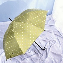 가제만 도트 자동 장우산