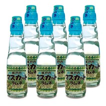사이토 청포도 라무네 구슬 사이다, 6개, 200ml
