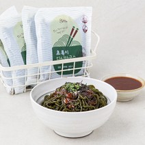 GRN 초록이 다시마국수 180g x 7팩 + 비빔소스 50g x 7팩 세트, 1세트