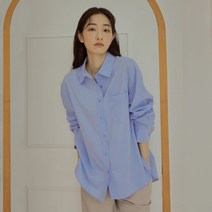 클라비스 여성용 루즈핏 면셔츠