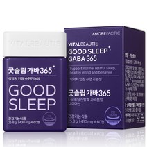 바이탈뷰티 굿슬립 가바365, 60정, 1개