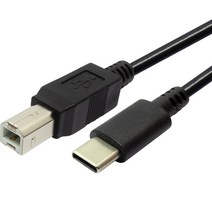 마하링크 USB C타입 to 2.0 B 미디 케이블 2M, 혼합색상, ML-CUBM02