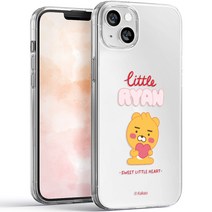 카카오프렌즈 스윗 리틀 하트 클리어 젤리 휴대폰 케이스