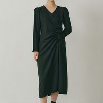 리올그 FAL V NECK OUT SHIRRING RIBBON OPS