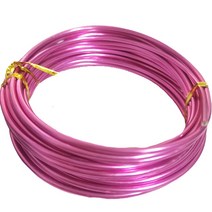 수공예 컬러 철사 2.5mm, 1개, 54 핑크