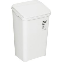 네이쳐리빙 부드럽게 열리는 원터치 휴지통 20L, 화이트, 1개