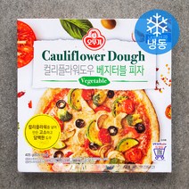 오뚜기 컬리플라워도우 베지터블 피자 (냉동), 405g, 1개