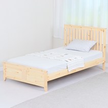 도리퍼니처 벨르 원목 침대 SS + 매트리스 방문설치, 내추럴