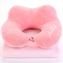 [에뜨와목베개] 다퍼세일즈 U자형 목 베개, 핑크