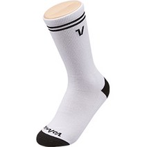 볼빅 여성용 VABB 중목 골프 양말, 화이트