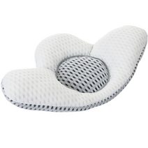 로이윙 메쉬 허리쿠션 베개, 화이트