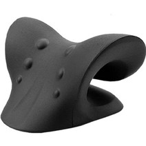 일상나눔 넥 스트레칭 베개, 블랙