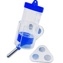 자석 아크릴 거치대 + 볼급수기 세트 80ml, Blue, 1세트