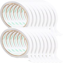아뜰라임 자국없는 고점도 반투명 양면 테이프 12m x 12mm, 16개