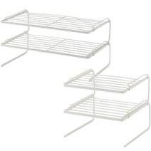 한샘 선반 수납 M 2p + L 2p 세트, 화이트