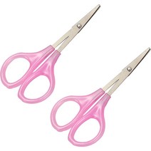 솔룸 스틸 가위, 핑크, 2개