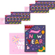 민화샵 새해 포일아트 카드 20p 세트, 해피뉴이어 TDPPP0322, 1세트