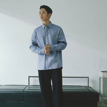 마인드브릿지 남성용 올데이 기모 옥스포드 세미 오버 셔츠 MWWS7150