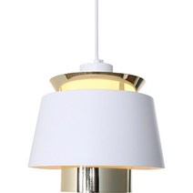 원하 식탁등 펜던트조명 6752-1D, 화이트 + 골드