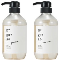 마이드라이 80 클리닝 세탁 세제, 2개, 480ml