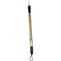 심플리앤 서예용 붓 백색, 1개, 중형(27.5cm)